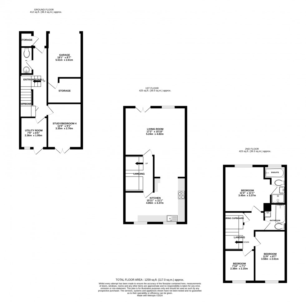 Floorplan for Hotel Road, Rainham, Gillingham, Kent ME8 6AF