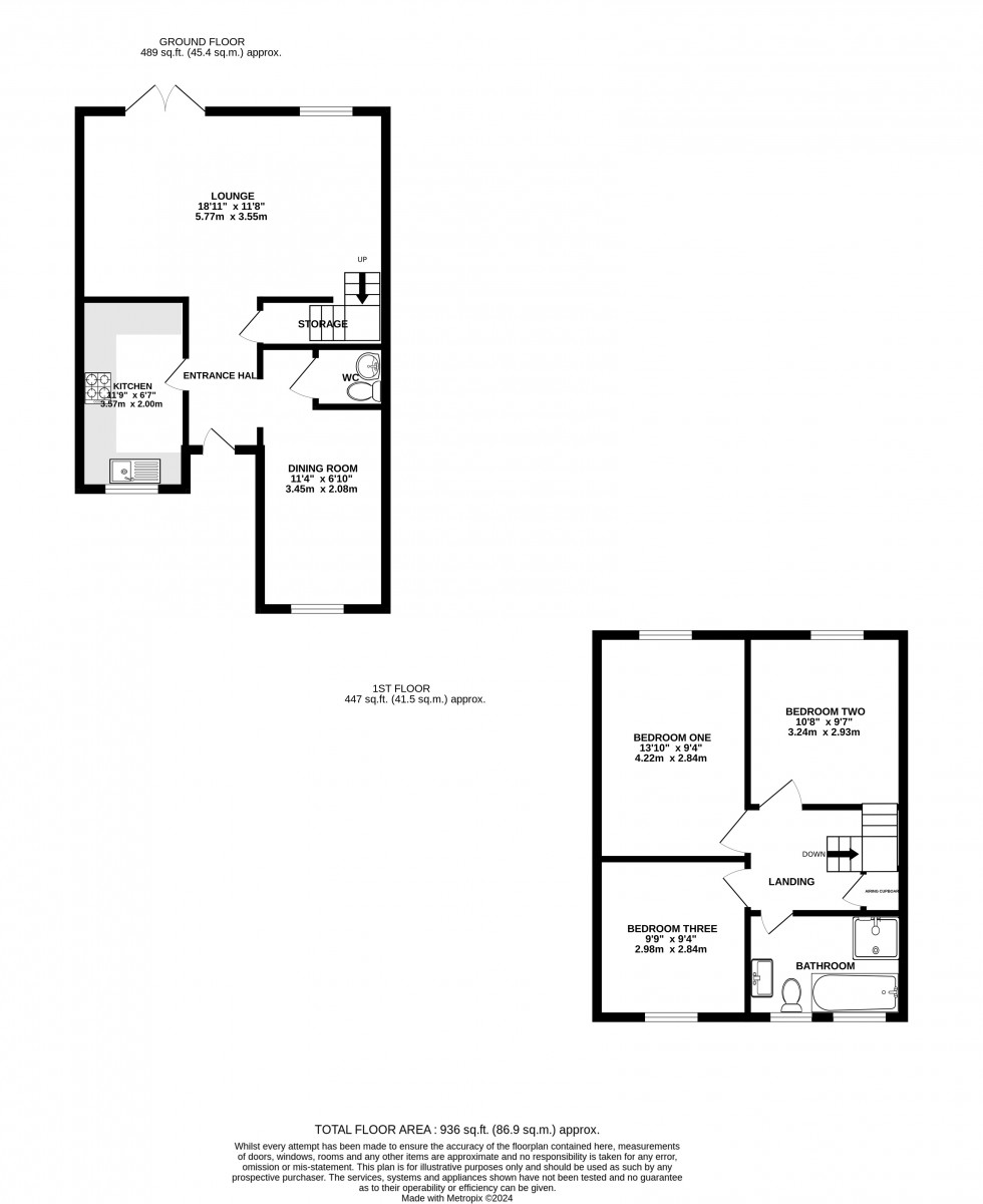 Floorplan for Heritage Drive, Darland, Gillingham, Kent ME7 3EH