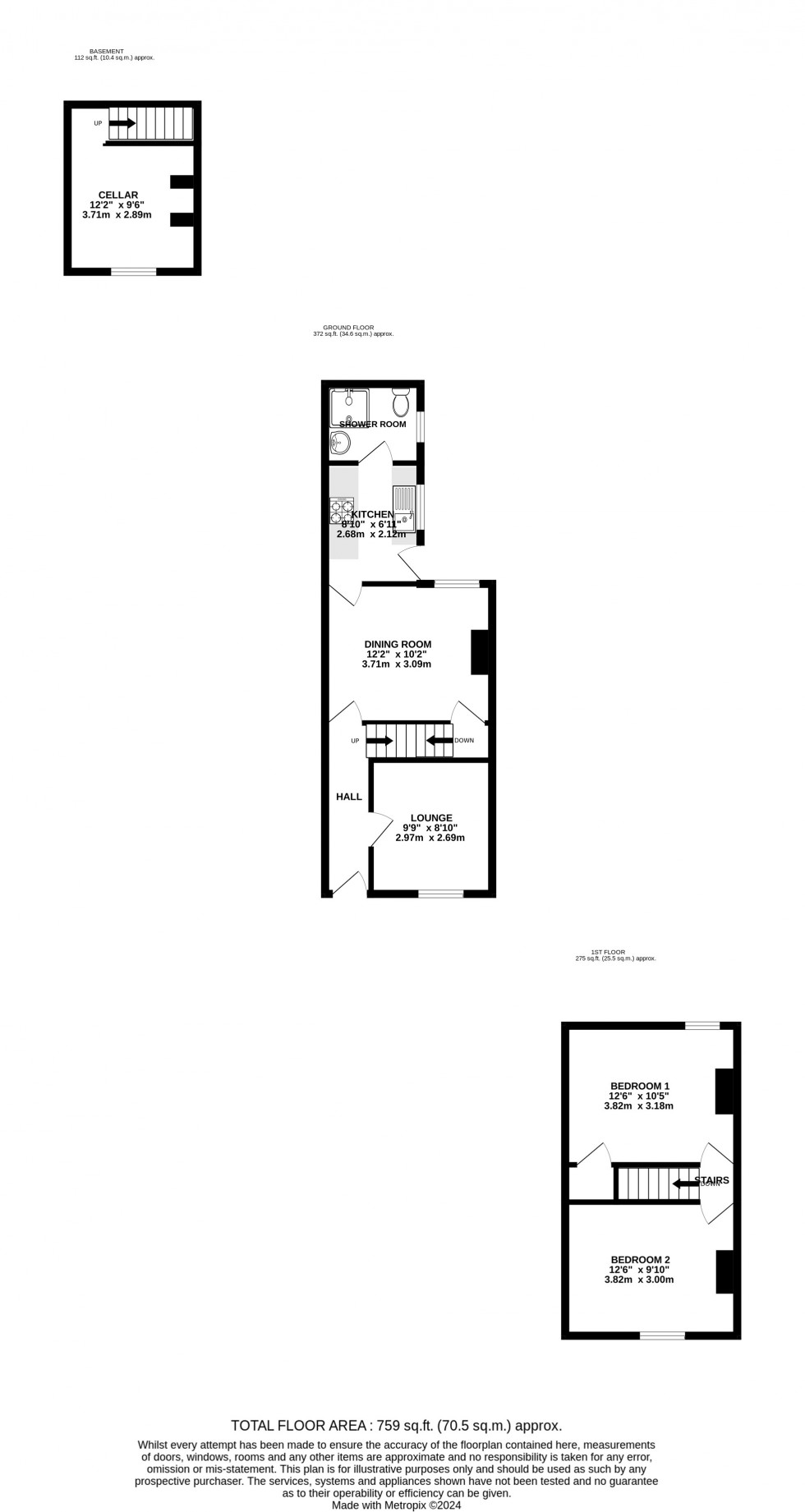 Floorplan for Herbert Road, Chatham, Kent ME4 5PN