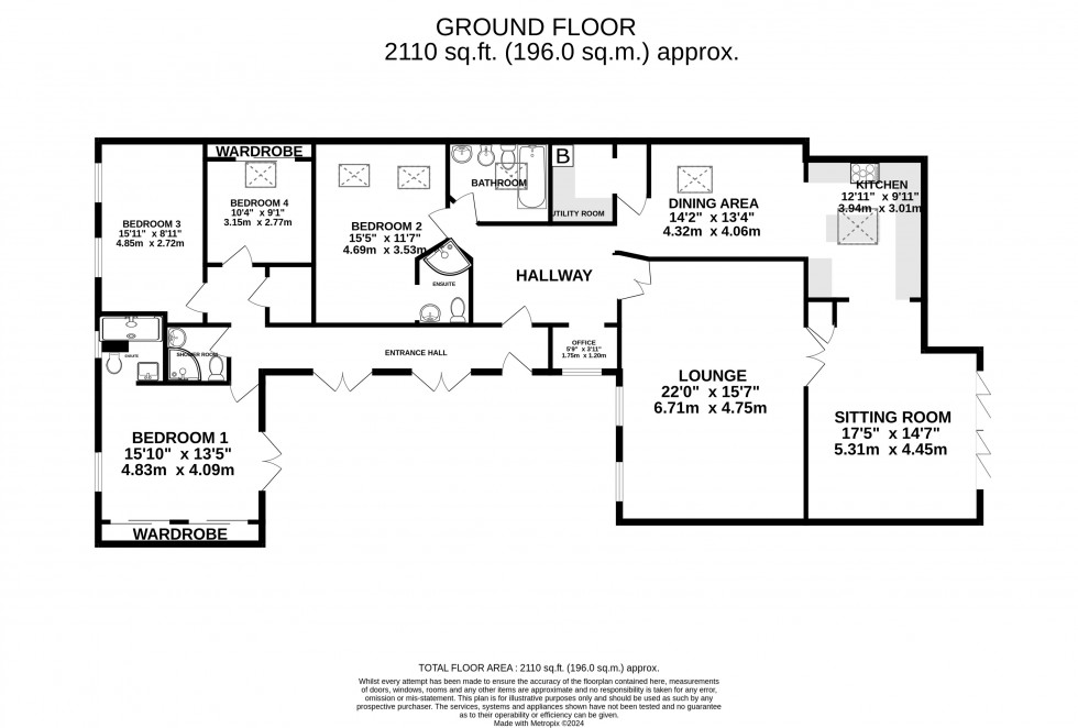 Floorplan for Eastcourt Lane, Gillingham, Kent ME7 2UR