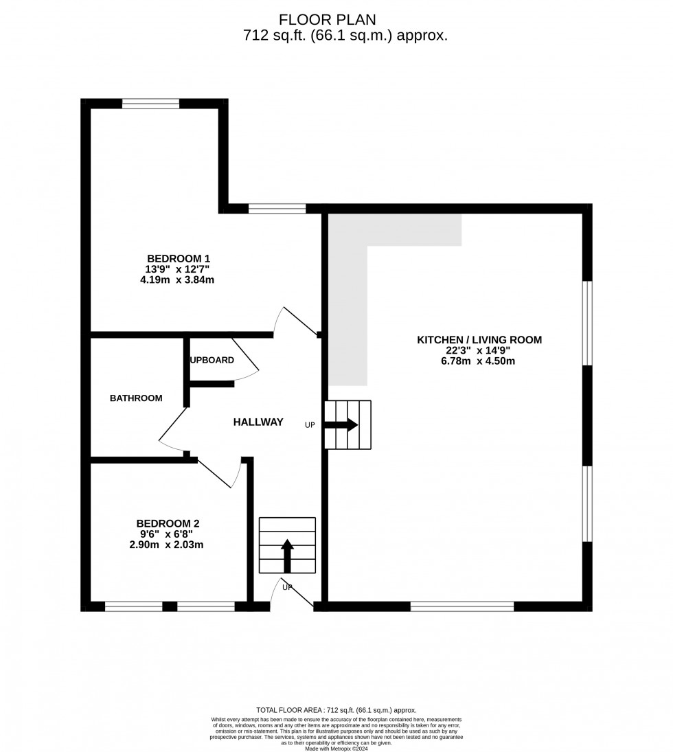 Floorplan for Conway Mews, Gillingham, Kent ME7 5BD