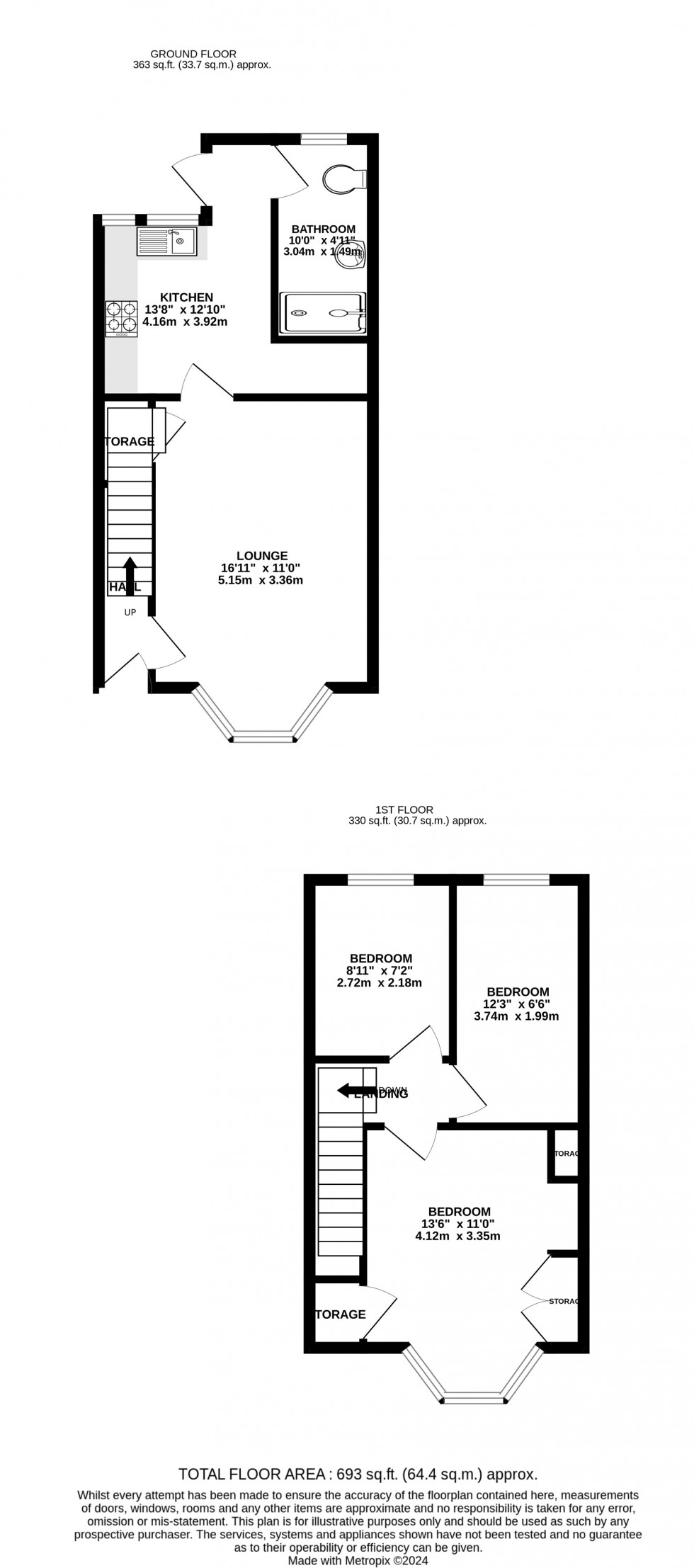 Floorplan for Mount Road, Chatham, Kent ME4 5RR