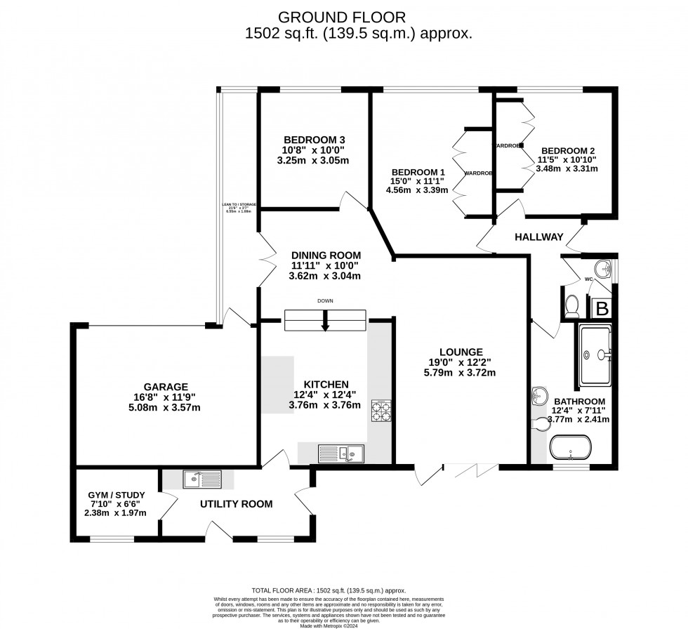 Floorplan for Hallsfield Road, Walderslade, Chatham, Kent ME5 9RS