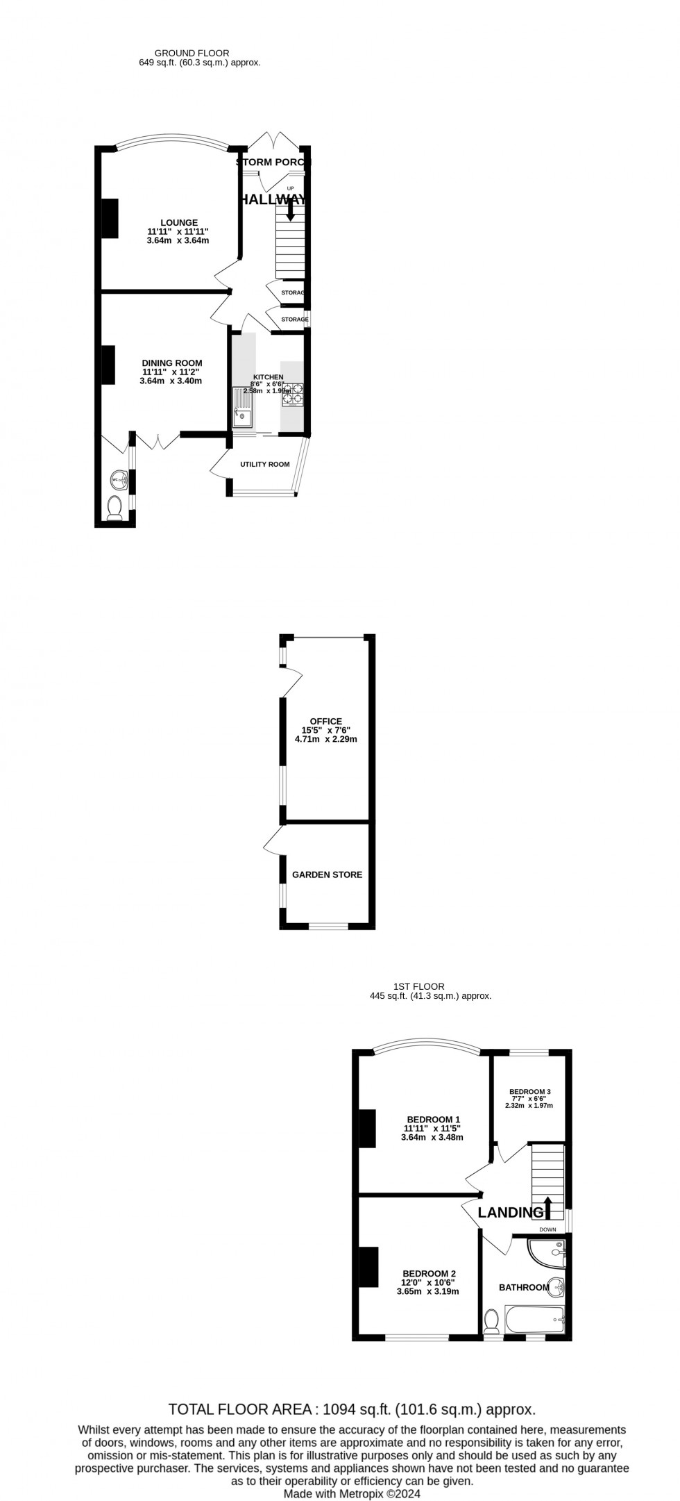 Floorplan for Cleave Road, Gillingham, Kent ME7 4AU