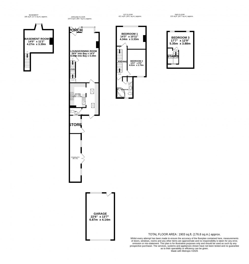 Floorplan for Seaview Road, Gillingham, Kent ME7 4NL