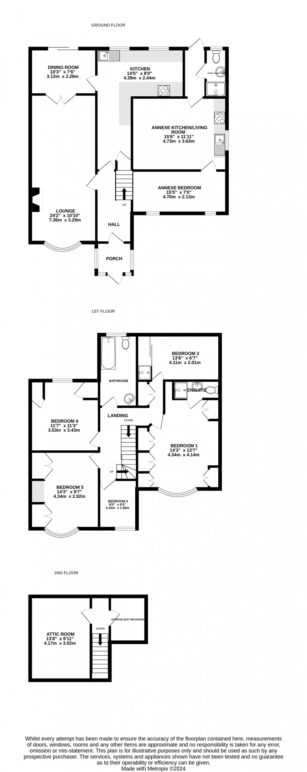 Floorplan for Featherby Road, Twydall, Rainham, Gillingham, Kent ME8 6BB