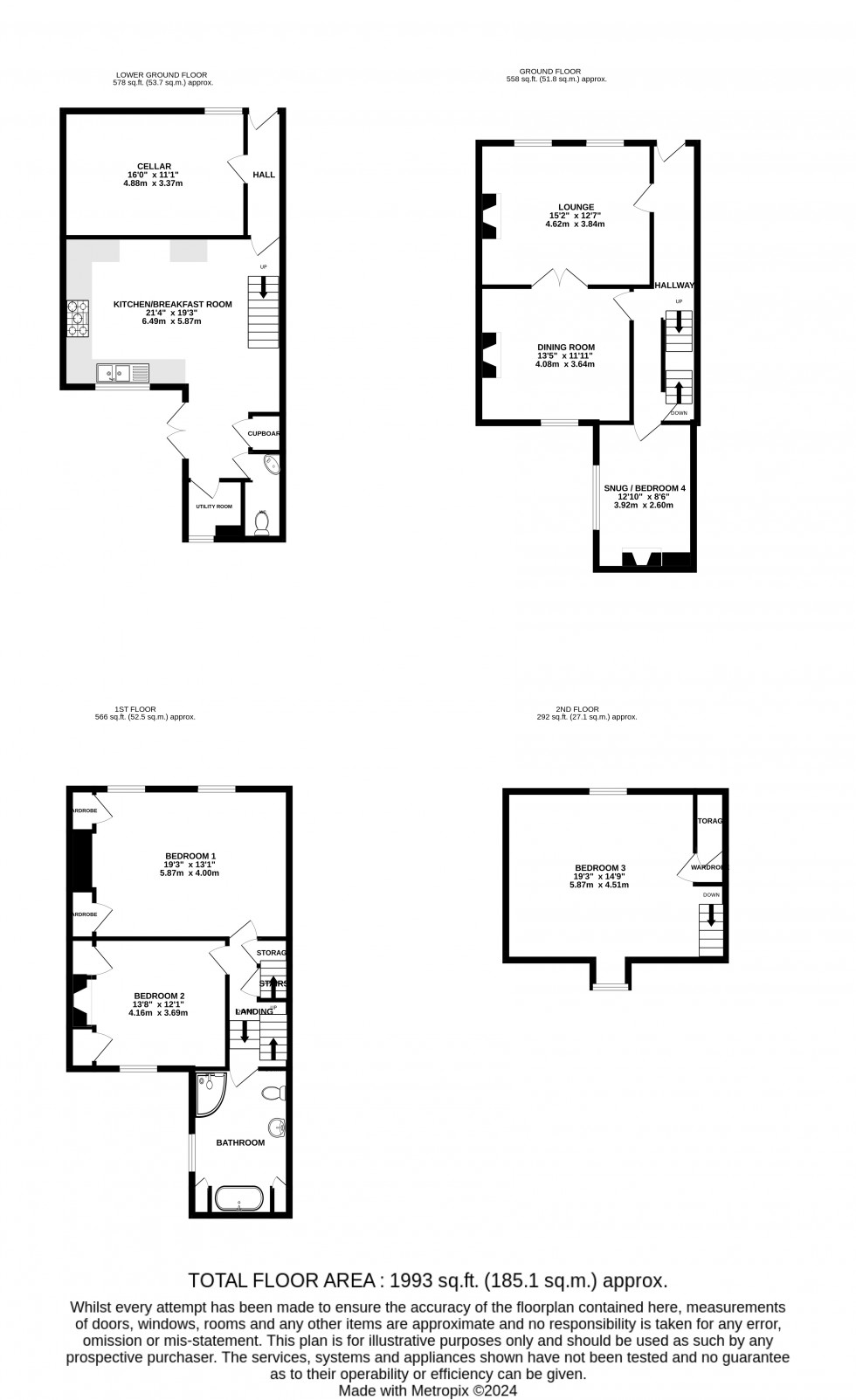 Floorplan for Maidstone Road, Rochester, Kent ME1 1SF