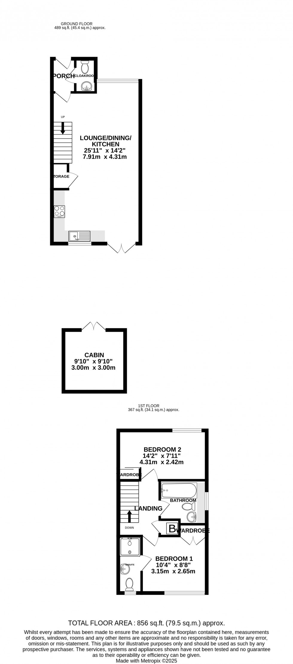 Floorplan for Eastview, Chatham, Kent ME4 3EE