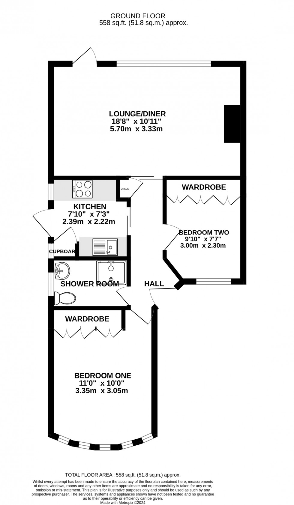 Floorplan for Binland Grove, Chatham, Kent ME5 9UU