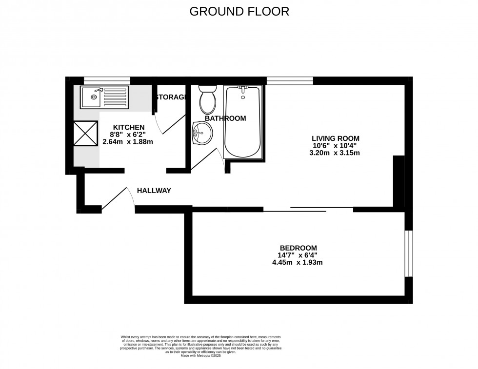 Floorplan for Bower Street, Maidstone, Kent ME16 8SD