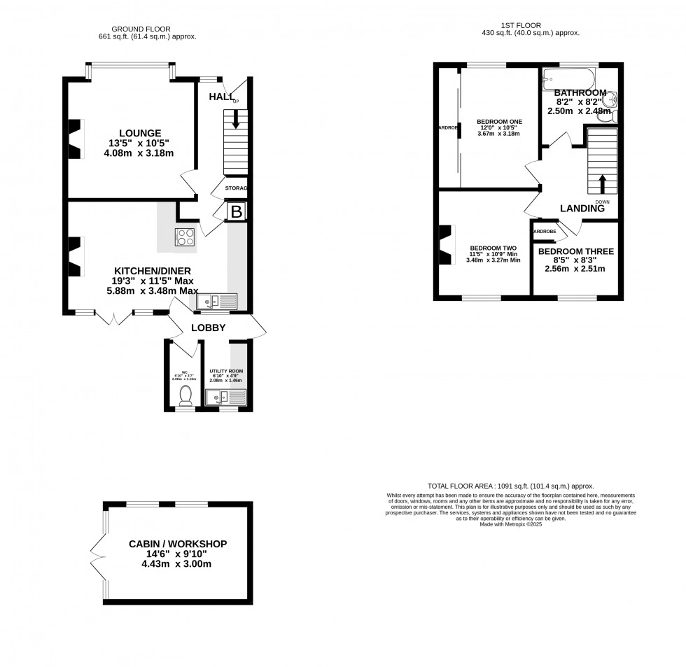 Floorplan for Canadian Avenue, Gillingham, Kent ME7 2DP