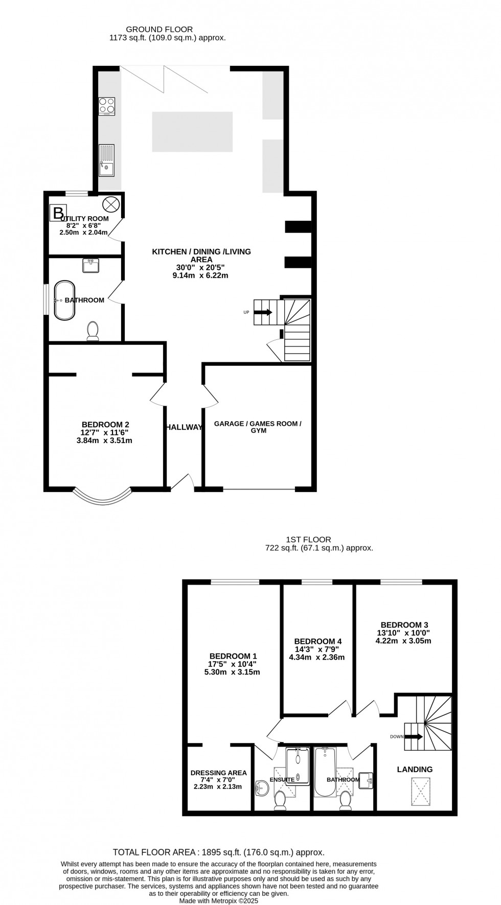 Floorplan for Robin Hood Lane, Walderslade, Chatham, Kent ME5 9LD