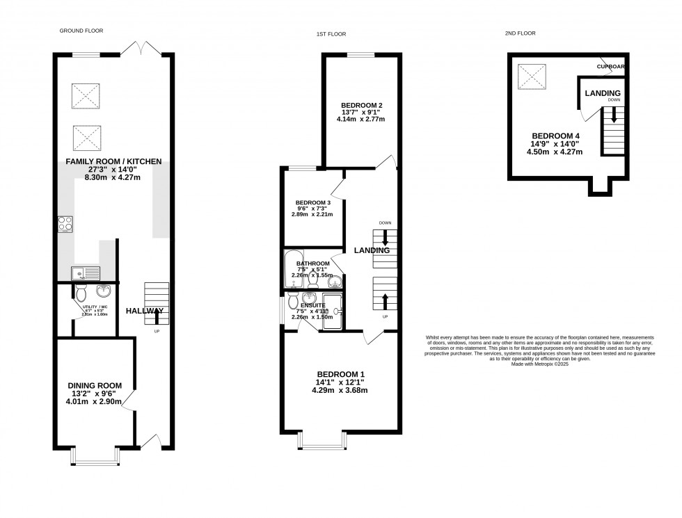 Floorplan for Napier Road, Gillingham, Kent ME7 4HN