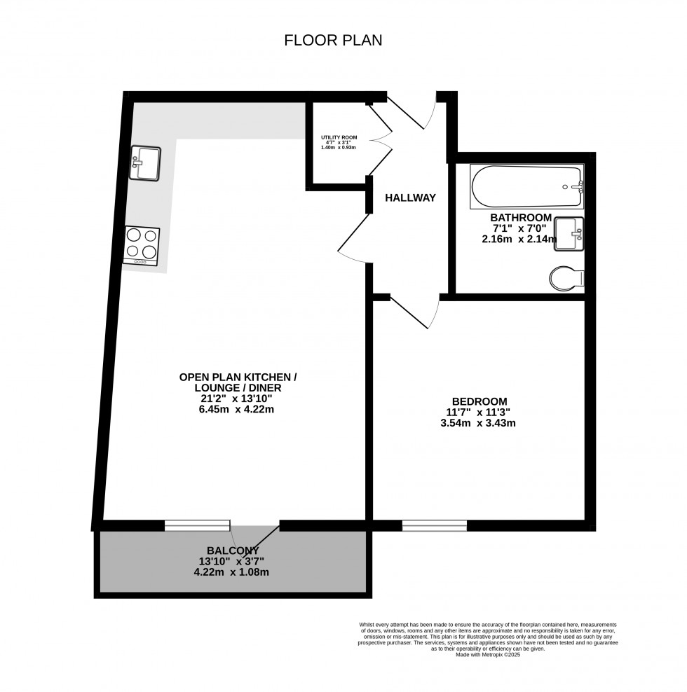 Floorplan for Ocean Drive, Gillingham, Kent ME7 1GP