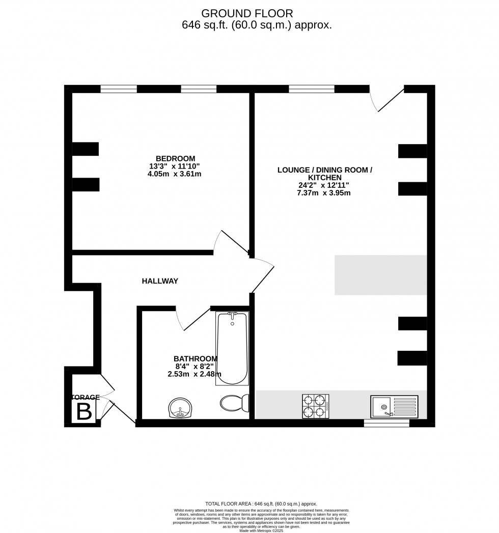 Floorplan for Stratford Lane, Gillingham, Kent ME8 8AP