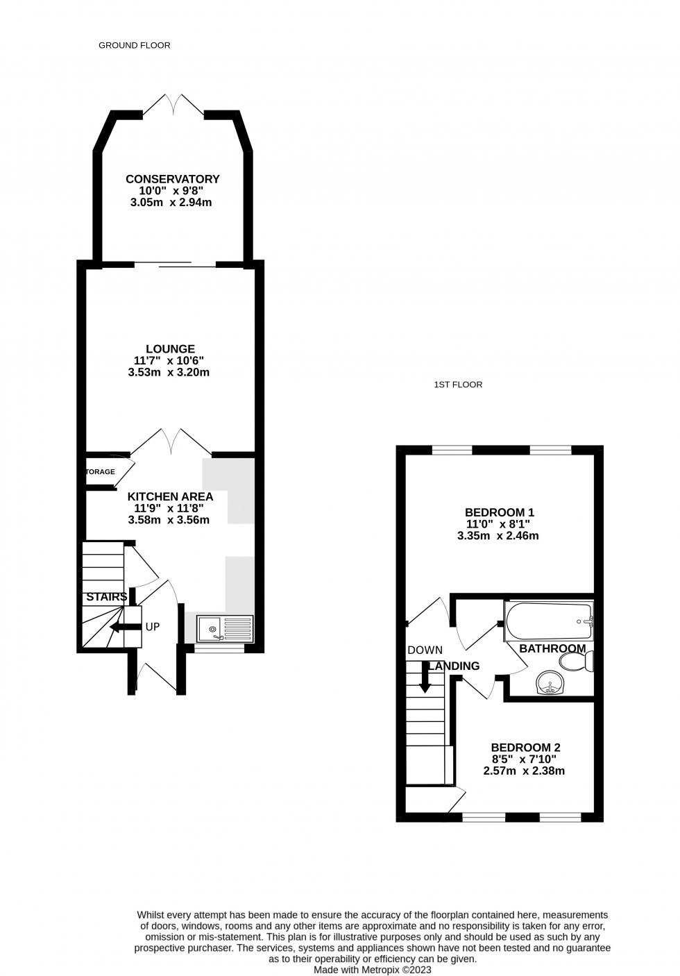 Floorplan for Clover Bank View, Walderslade, Kent ME5 7JQ