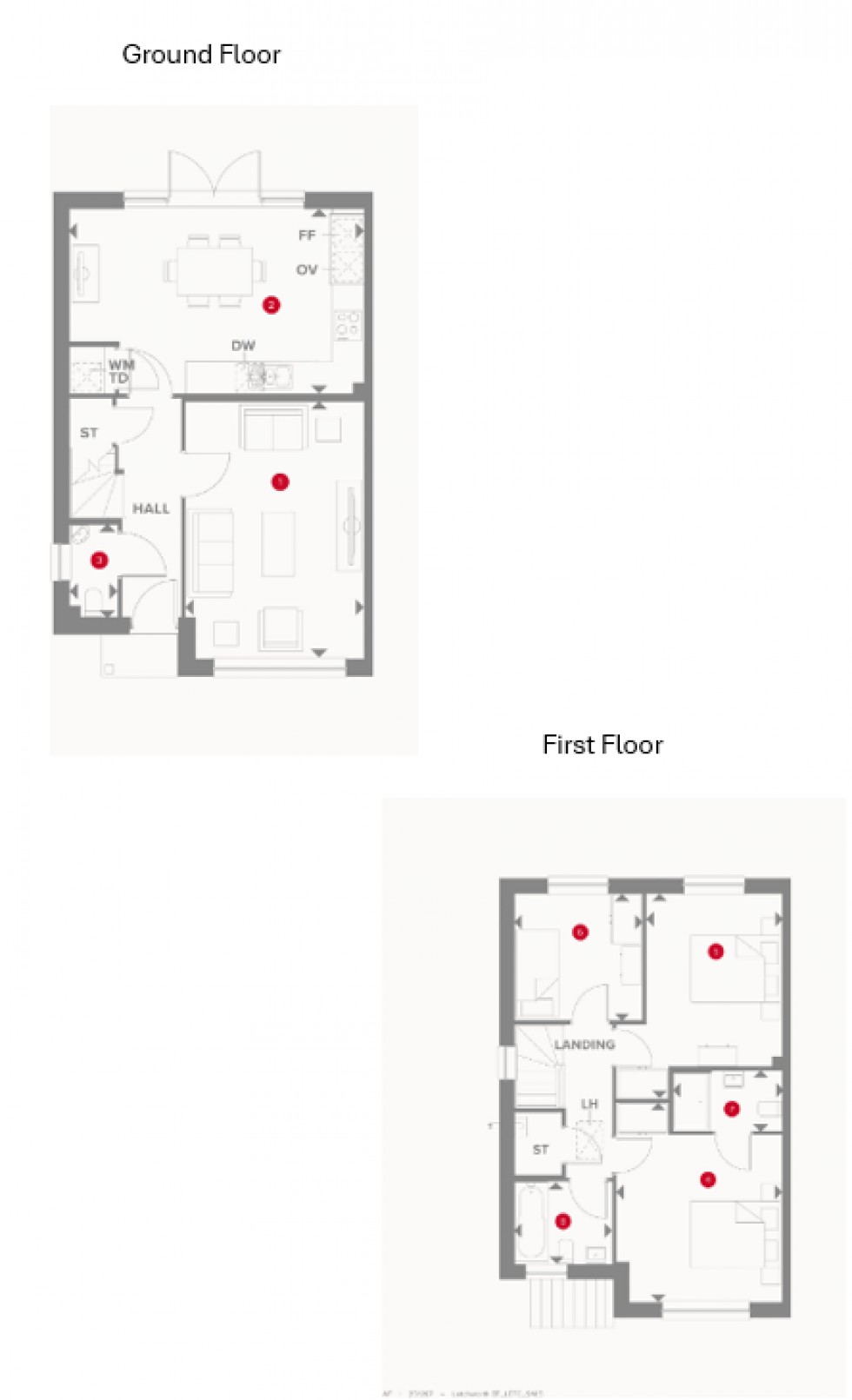 Floorplan for Becker Way, Sittingbourne, Kent ME10 2XJ